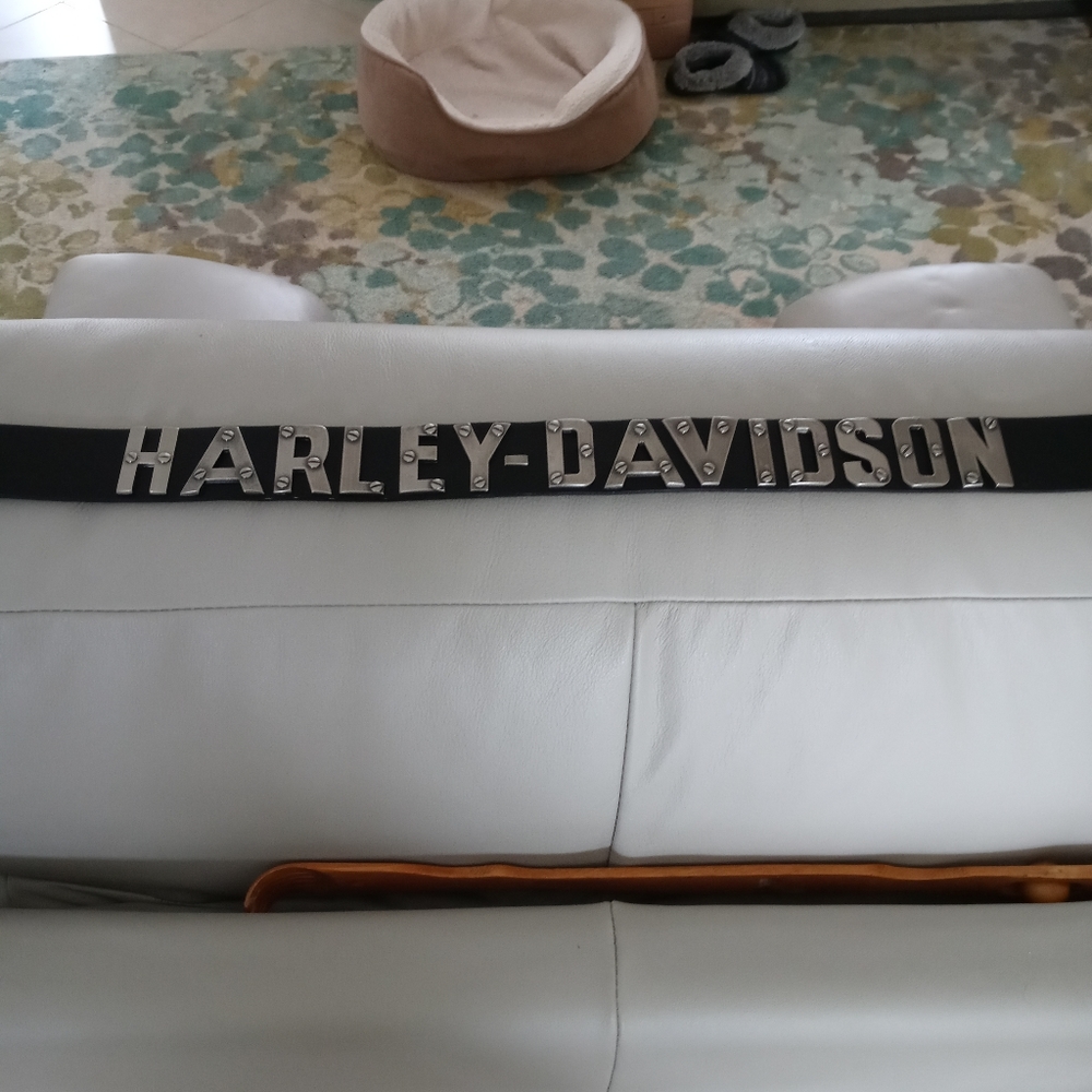 Harley Davidson leather belt